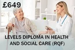 Level 5 Diploma in Health and social care (RQF)